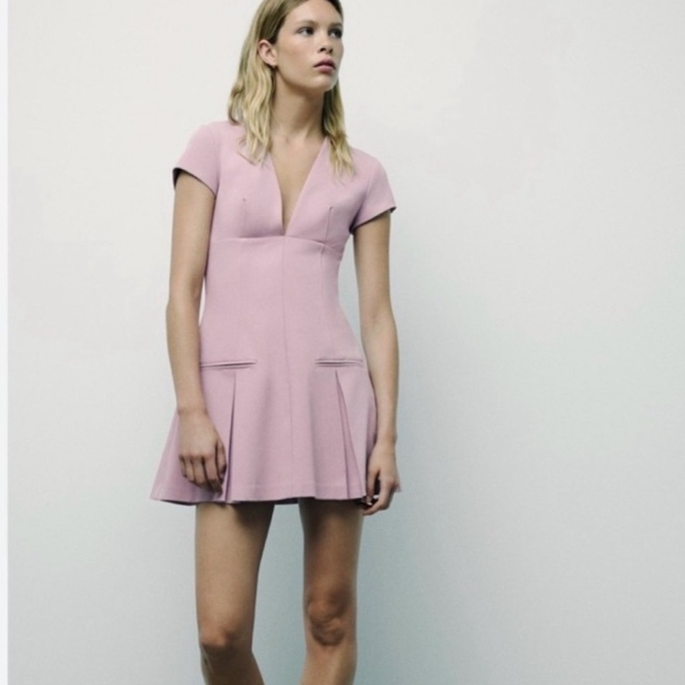 Zara Soft Pink Mini Dress